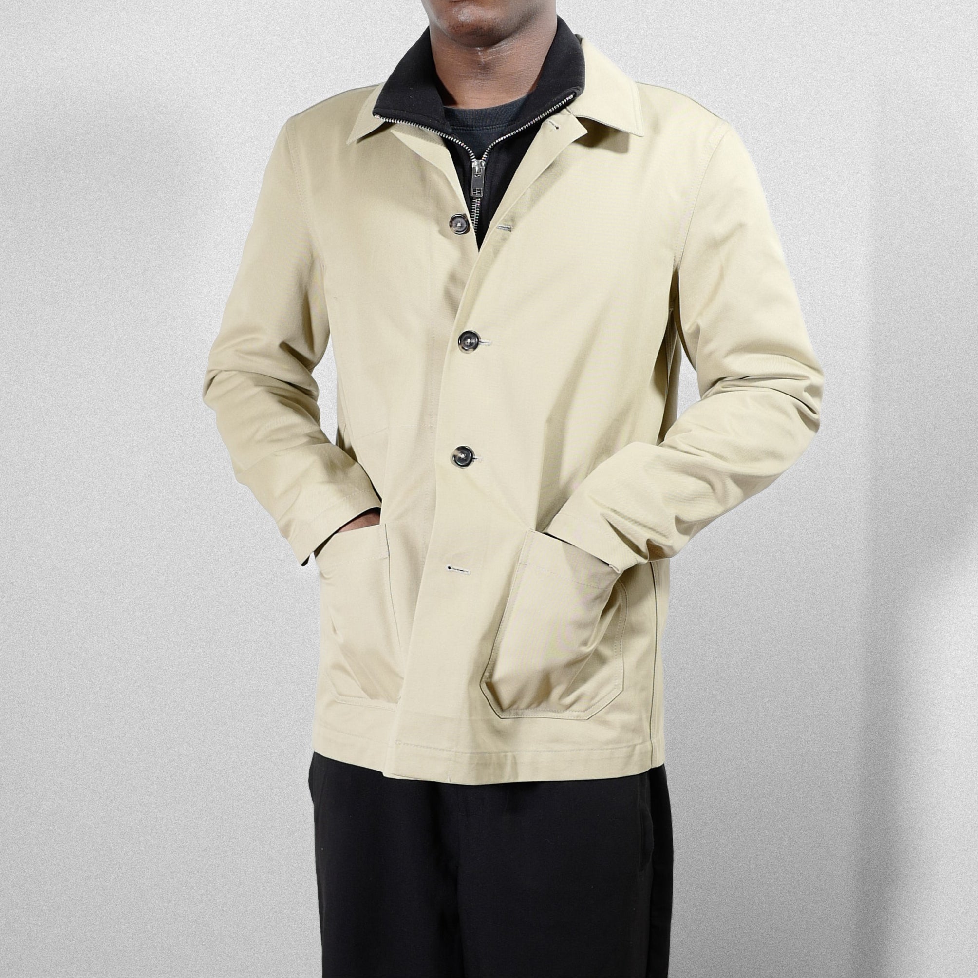 MTO Veste Rodger en coton beige