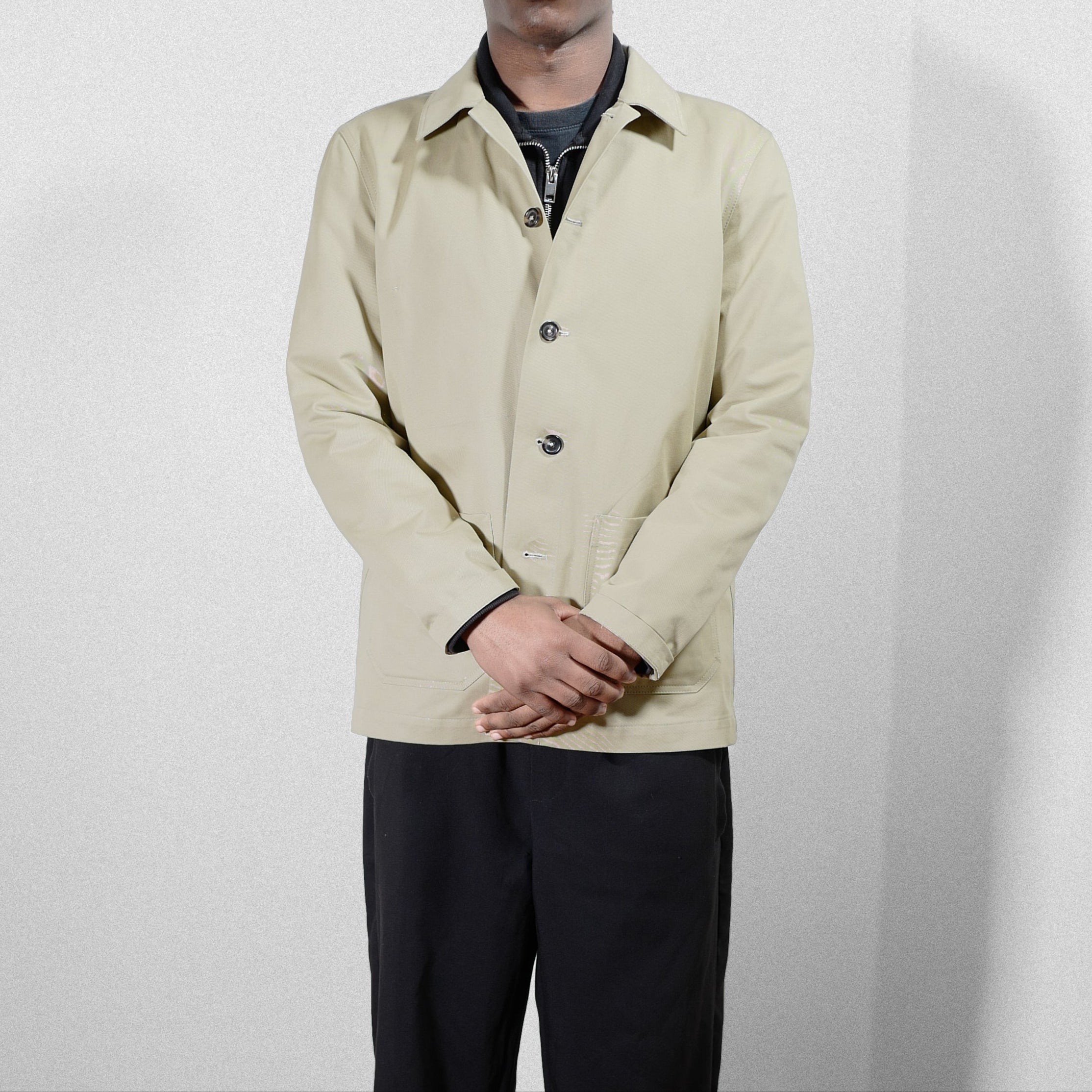MTO Veste Rodger en coton beige